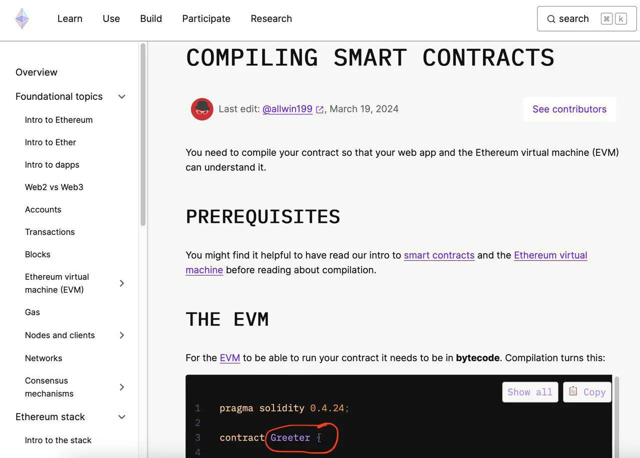Compiling docs